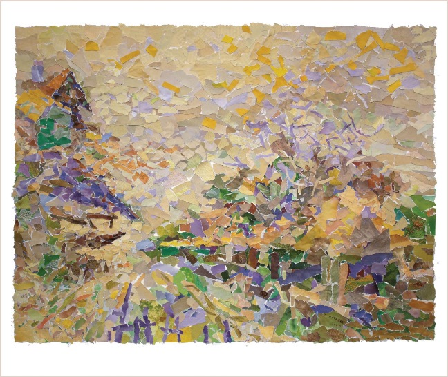 בתים מאחורי גדר - קולאז'